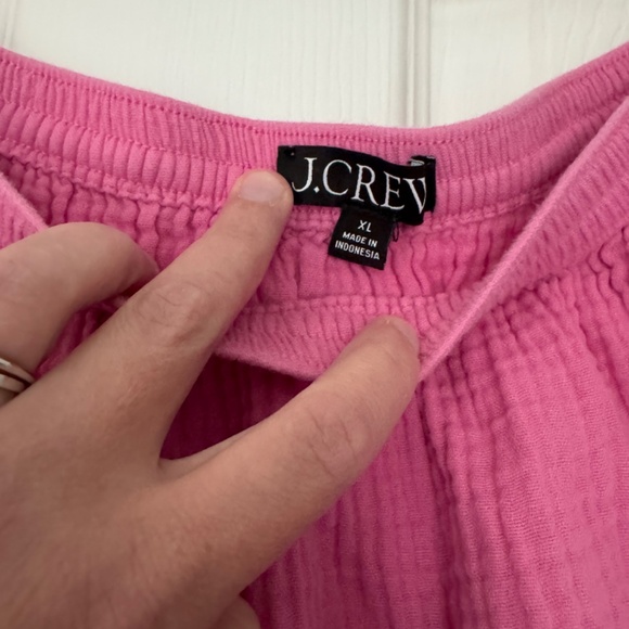 J.Crew Side-Slit Soft Gauze Maxi Skirt, Cotton, Bubblegum Pink, XL - Picture 4 of 6